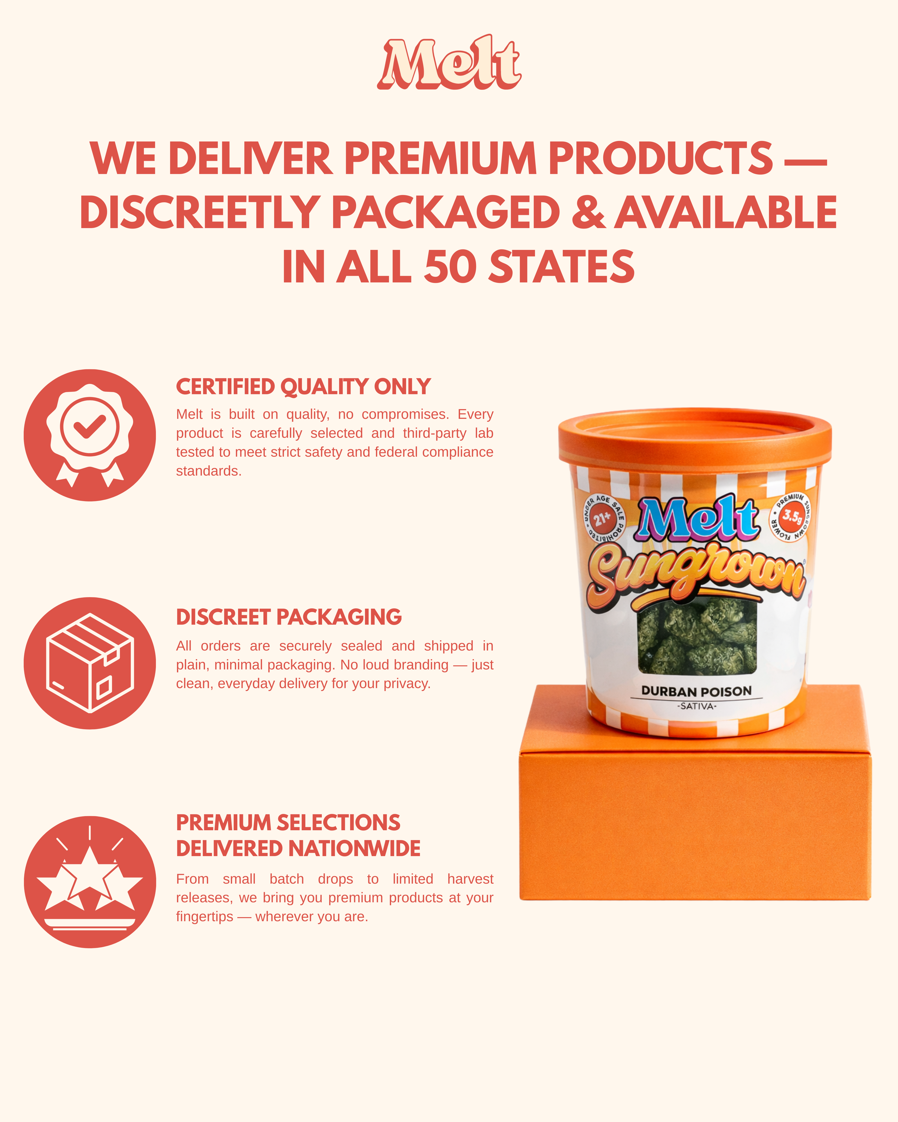 Red Congola e THCA Flower – Premium Indoor Flower | Exotic Sativa Strain - Melt